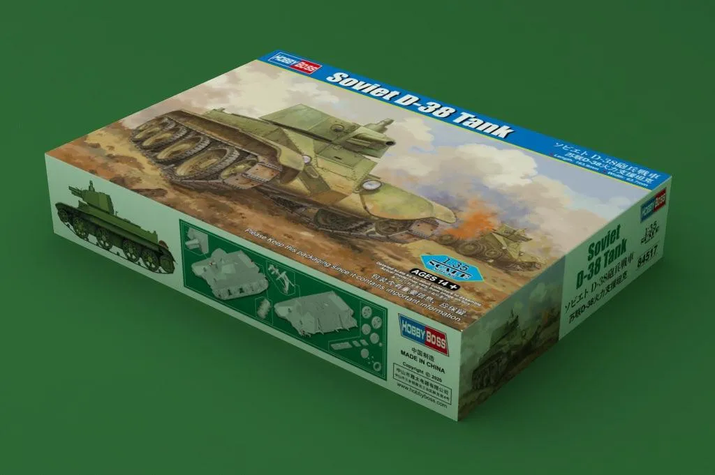 1/35 Hobby Boss Soviet D-38 Tank 84517