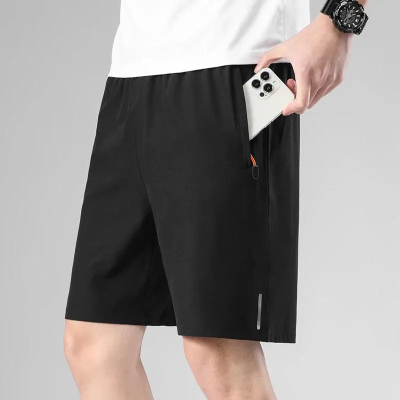 2024 Casual Sports Shorts for Men's Summer Ice Silk Cool