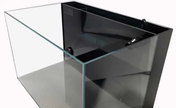 24 Gallon Ultra Low Iron CRYSTAL Aquarium Kit with Built in Back Filter