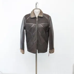 5770 Clearance - Chocolate Brown Snowtop Sheepskin - Sizes 8 & 10