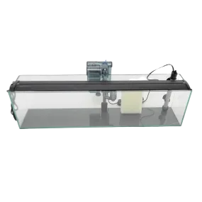 6 Gallon Ultra Low Iron Glass Bookshelf Aquarium Kit 5mm (29.92"x5.90"x7.87")