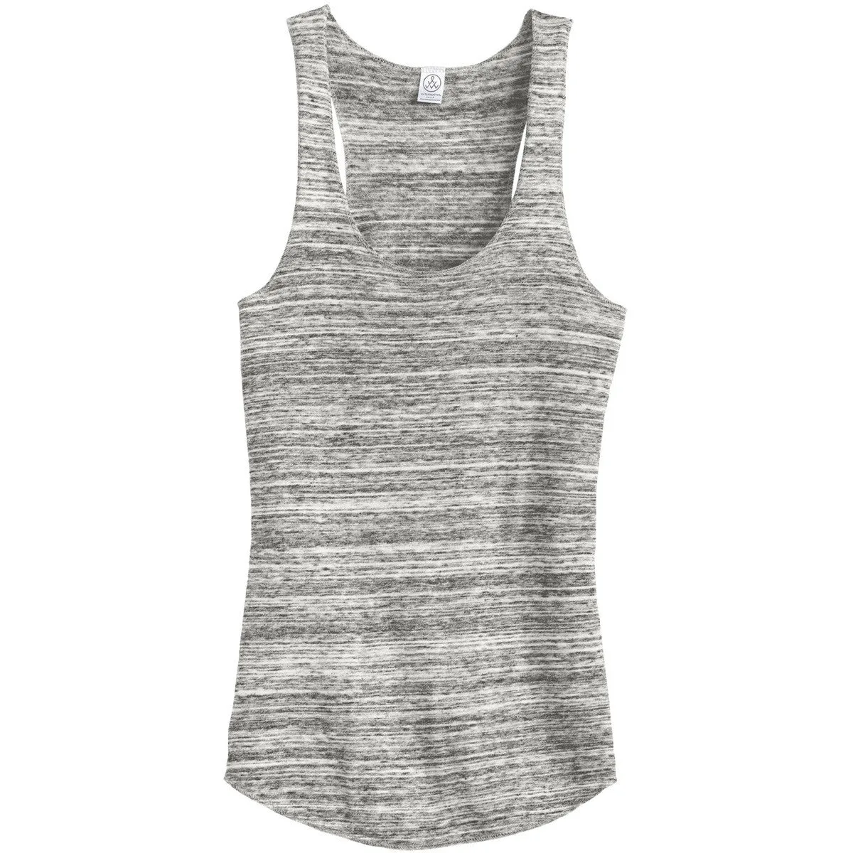 Alternative Apparel Women's Urban Grey Meegs Eco-Jersey Racer Tank