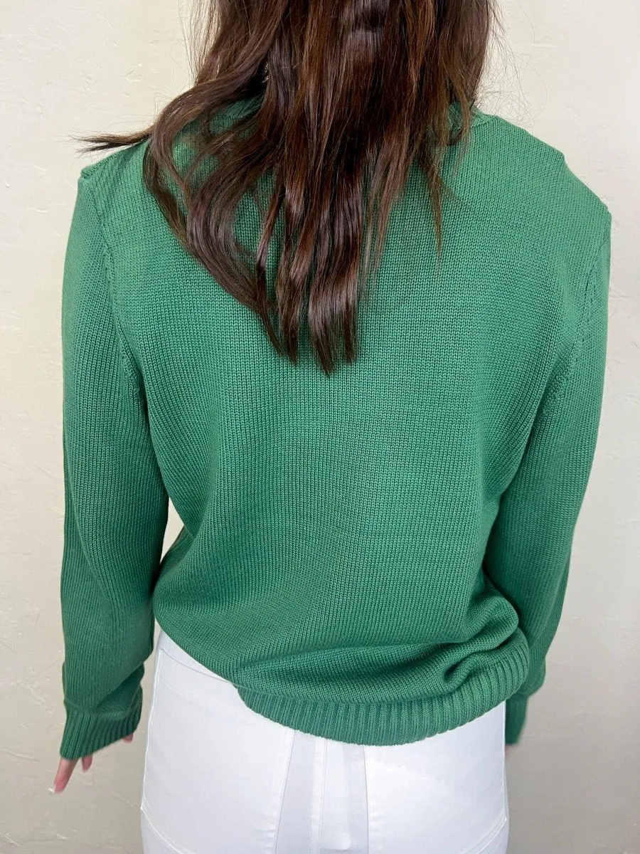 Artisan Golf Hand-Knit Sweater - Green