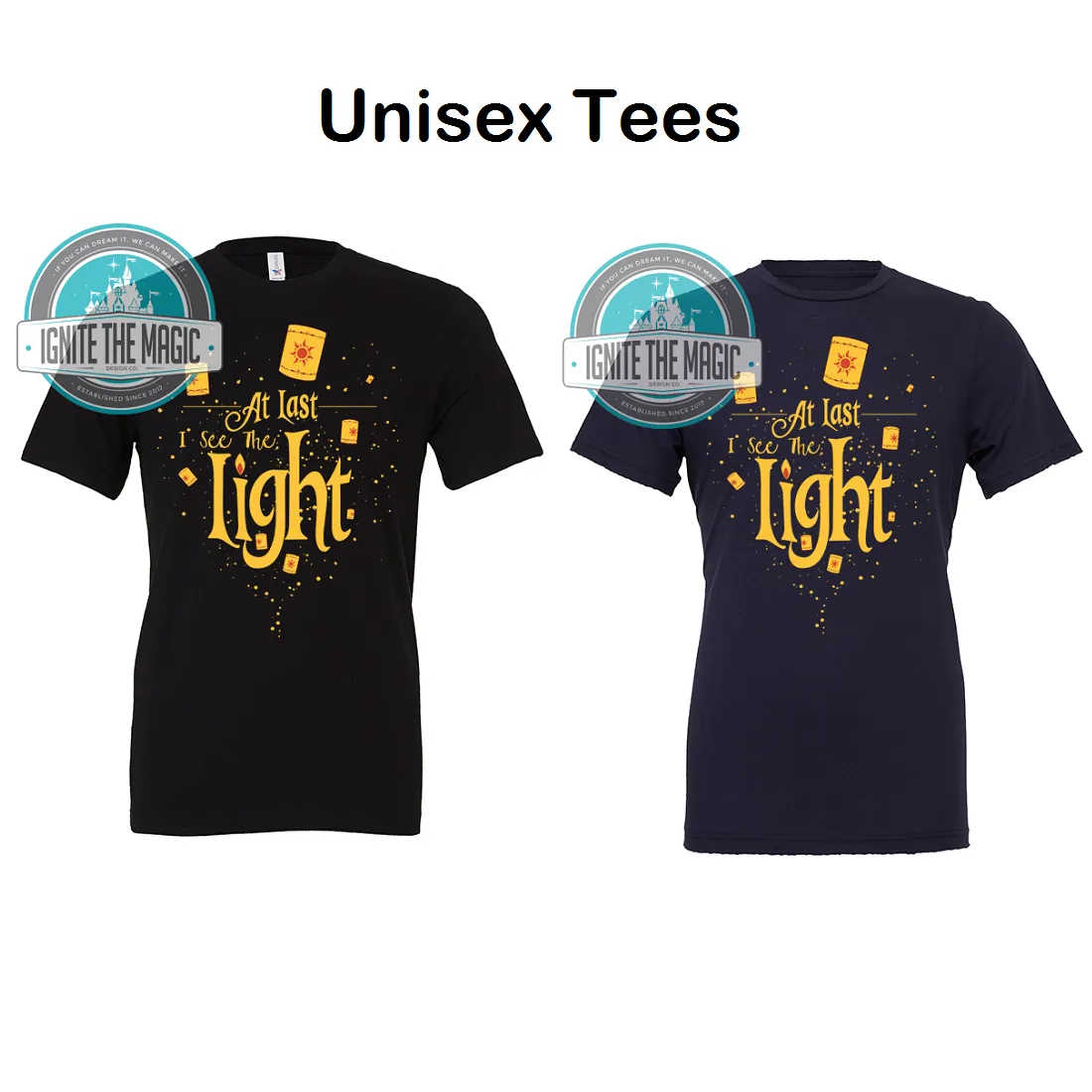 At Last I See the Light [Classic Design] - ALL STYLES Unisex   Womens