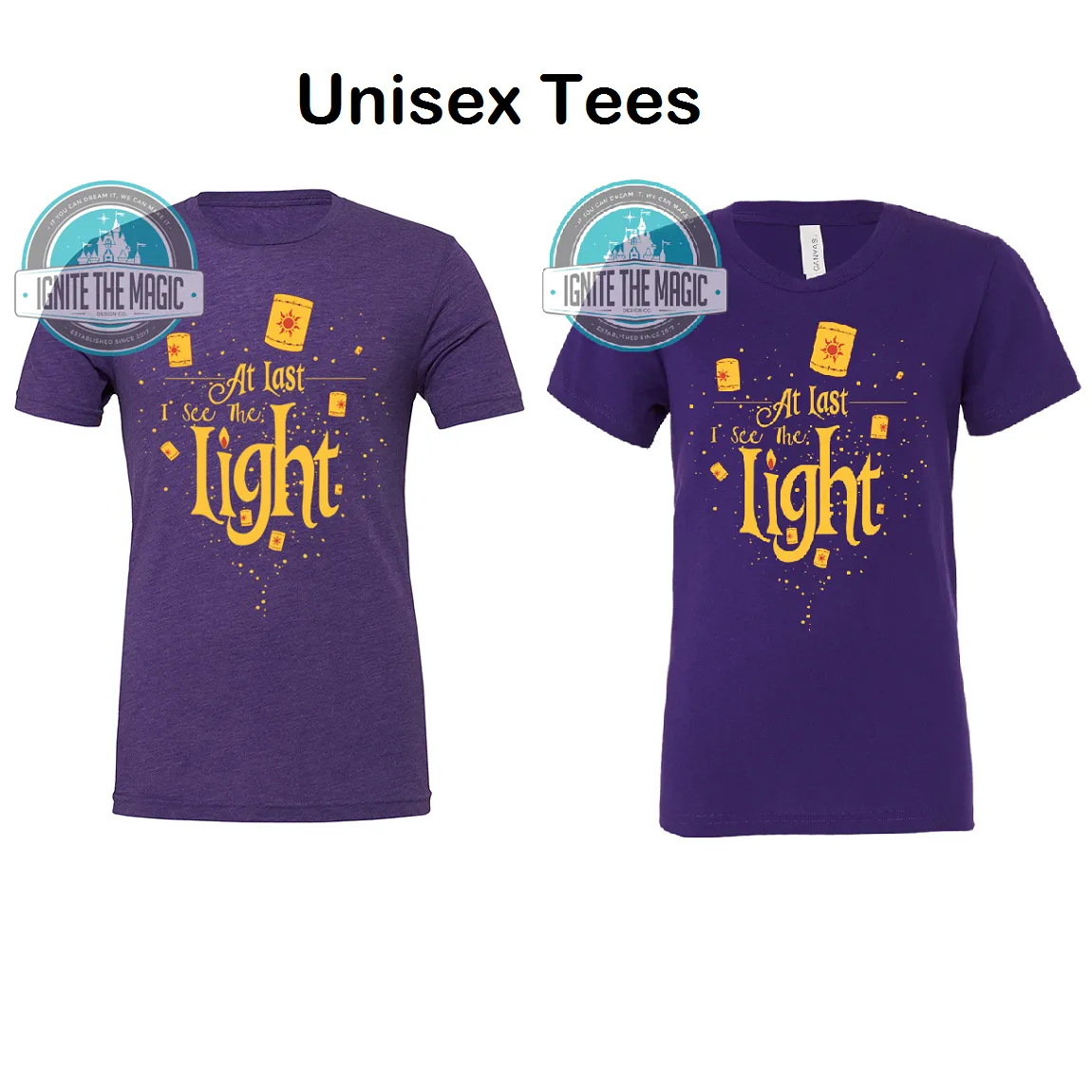 At Last I See the Light [Classic Design] - ALL STYLES Unisex   Womens