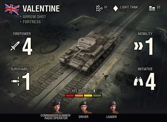 British Valentine | GF9-WOT05 | World of Tanks