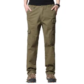 Casual Cotton Cargo Pants for Men
