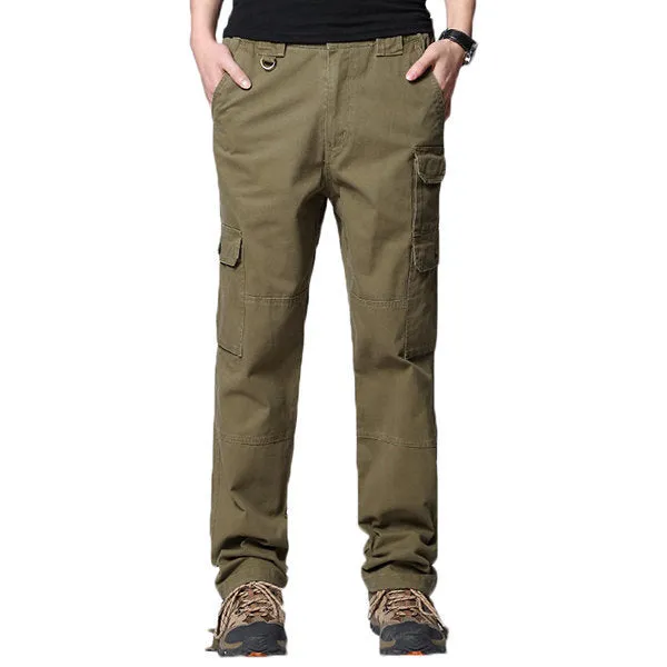 Casual Cotton Cargo Pants for Men