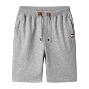 Casual Shorts Men Summer New Men's Fashion Solid Wild Knee Length Pants Slim Drawstring Beach Shorts Male