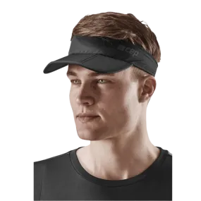 CEP Unisex's Run Foldable Visor - Black
