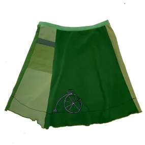 Classic Appliqué Skirt-Bike
