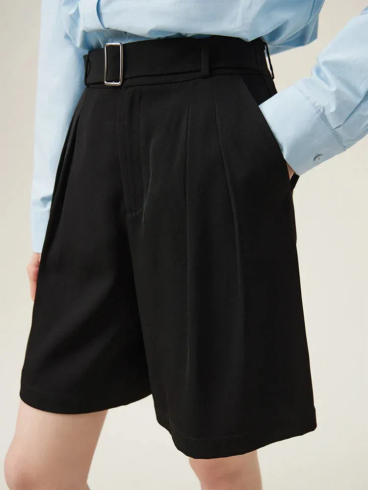 Commuting Style Straight-leg Casual Shorts