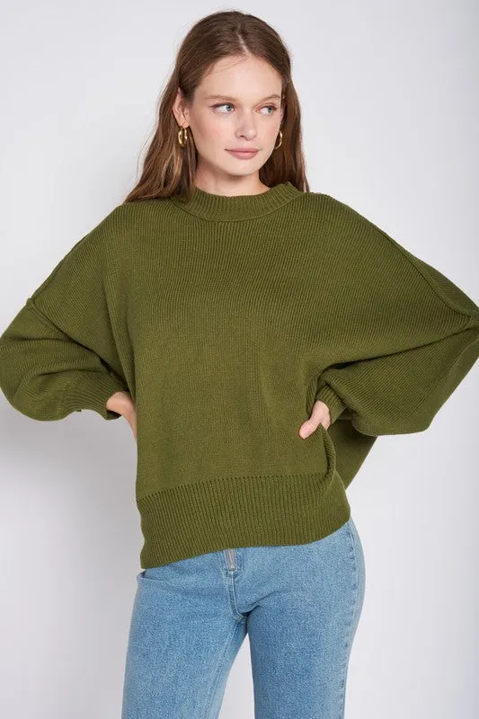 Cozy Casual Oversized Long Sleeve Sweater Top