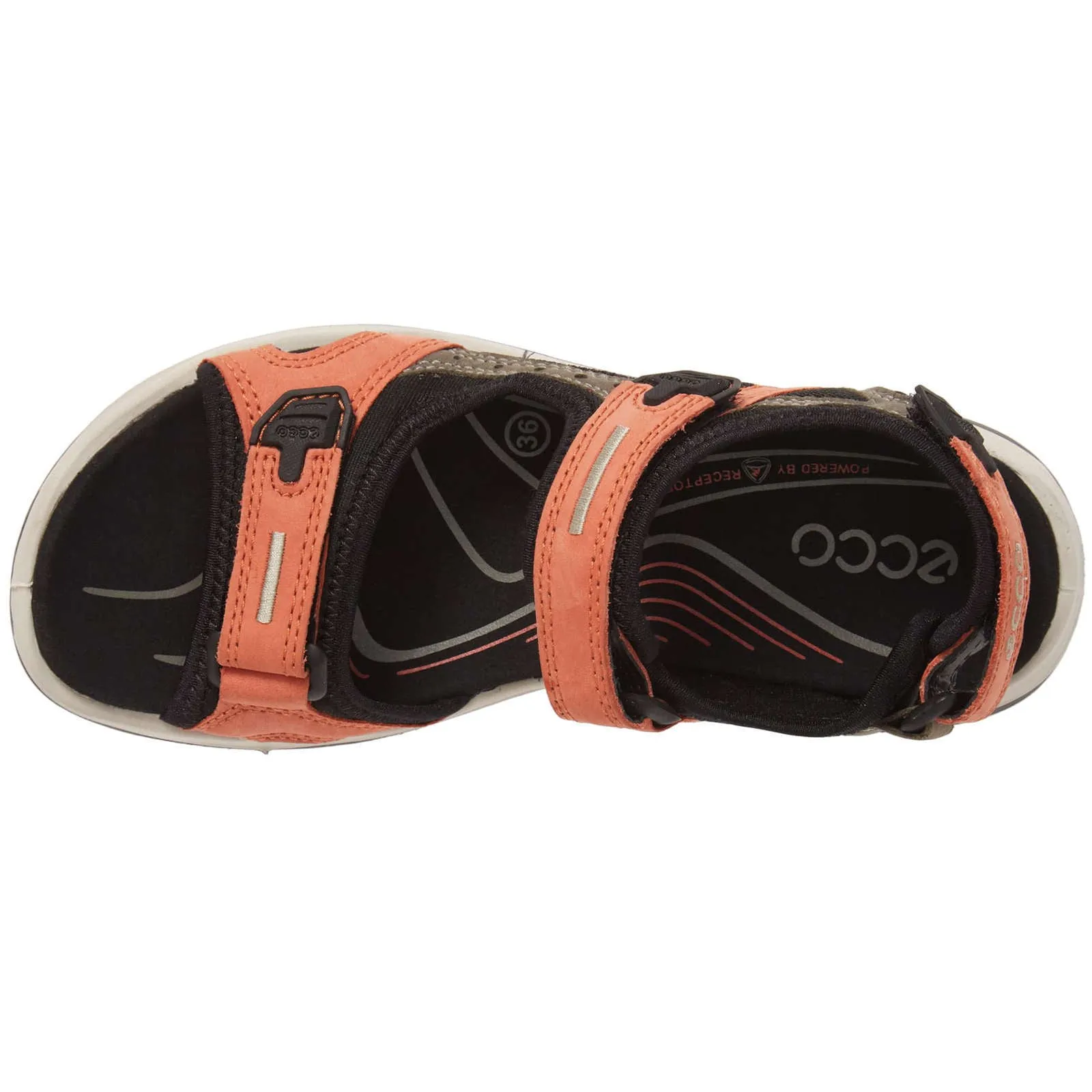Ecco Offroad Nubuck Leather Women's Casual Sandals