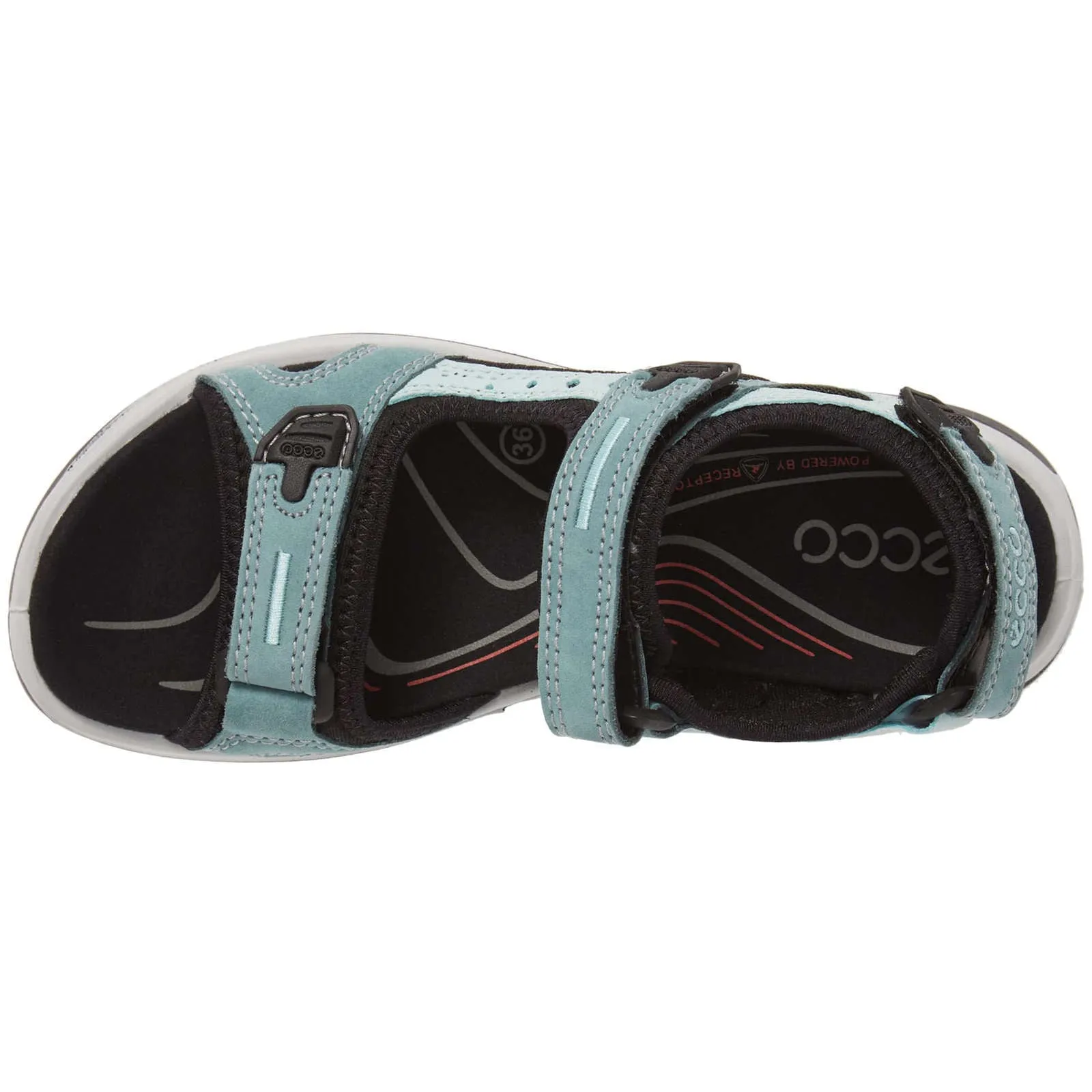 Ecco Offroad Nubuck Leather Women's Casual Sandals