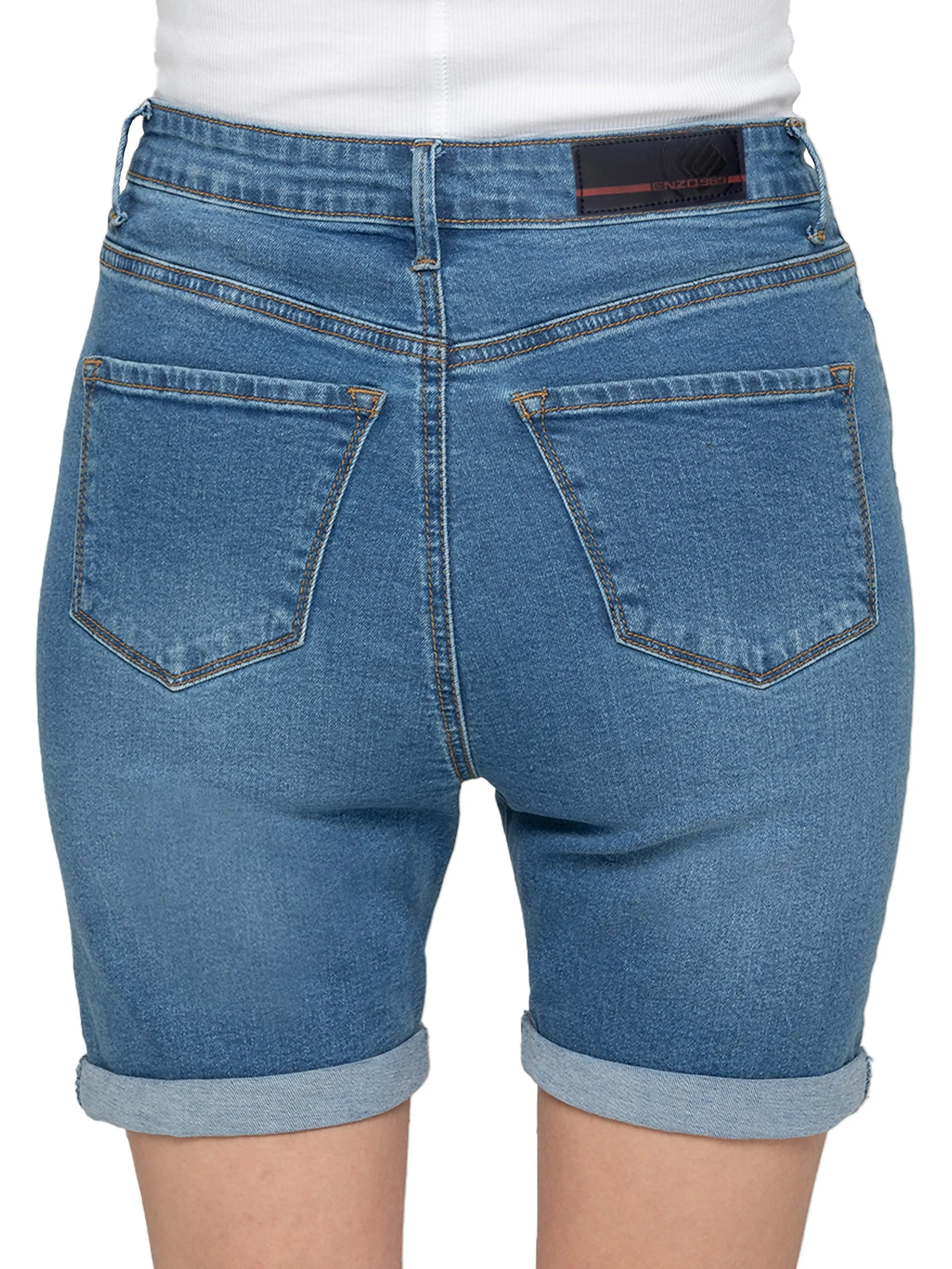 Enzo | Womens Denim Shorts