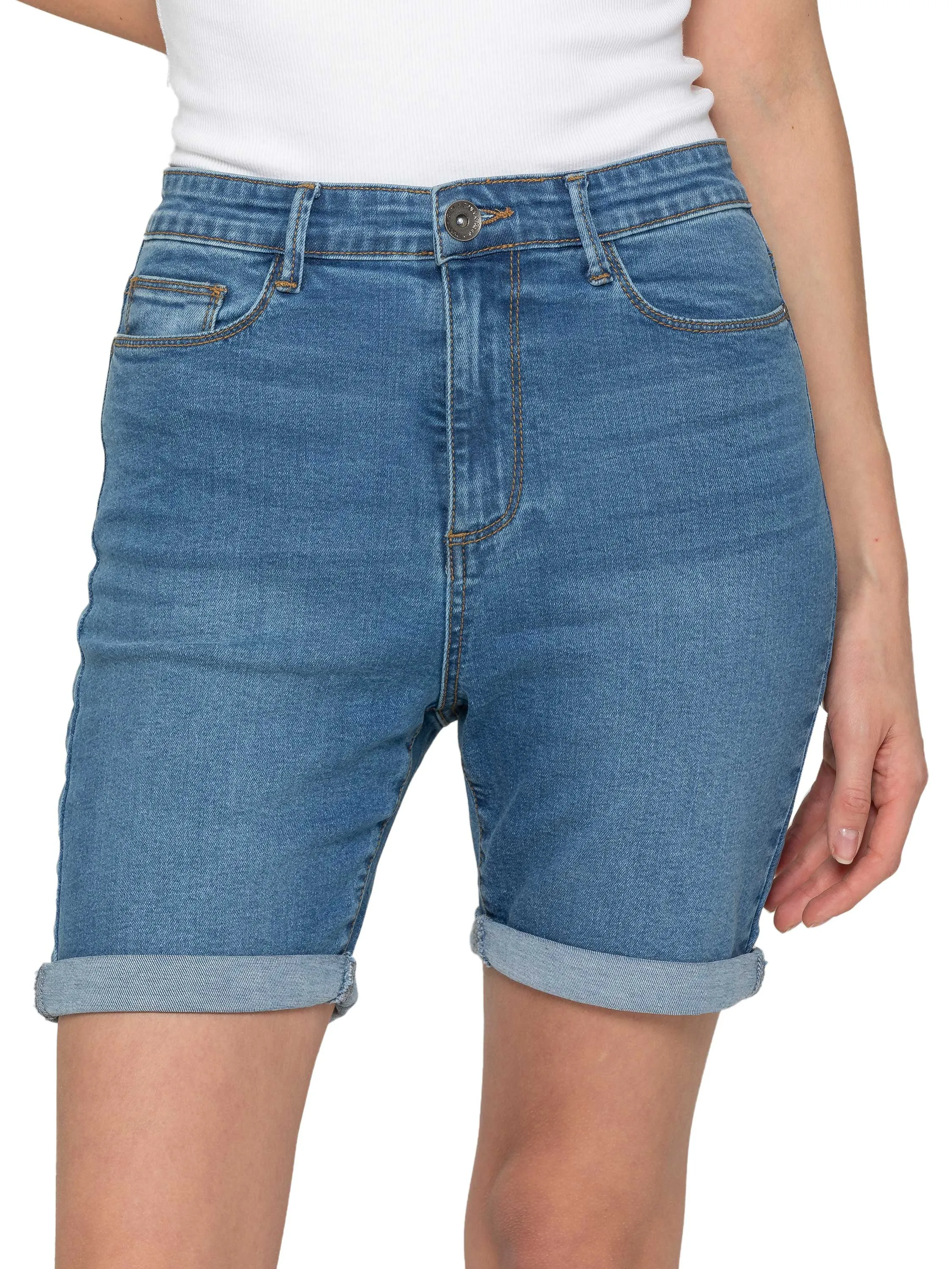 Enzo | Womens Denim Shorts