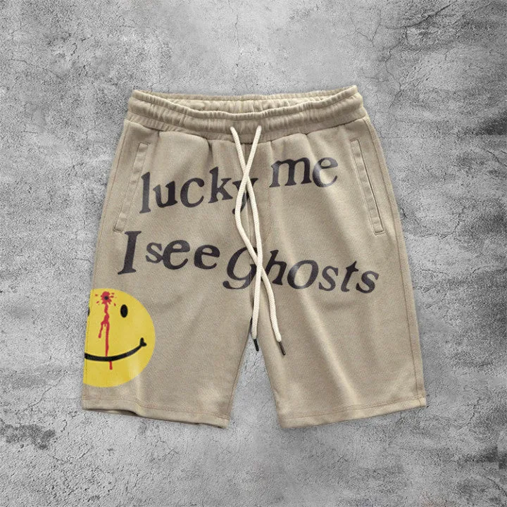 Fashion retro casual sports shorts