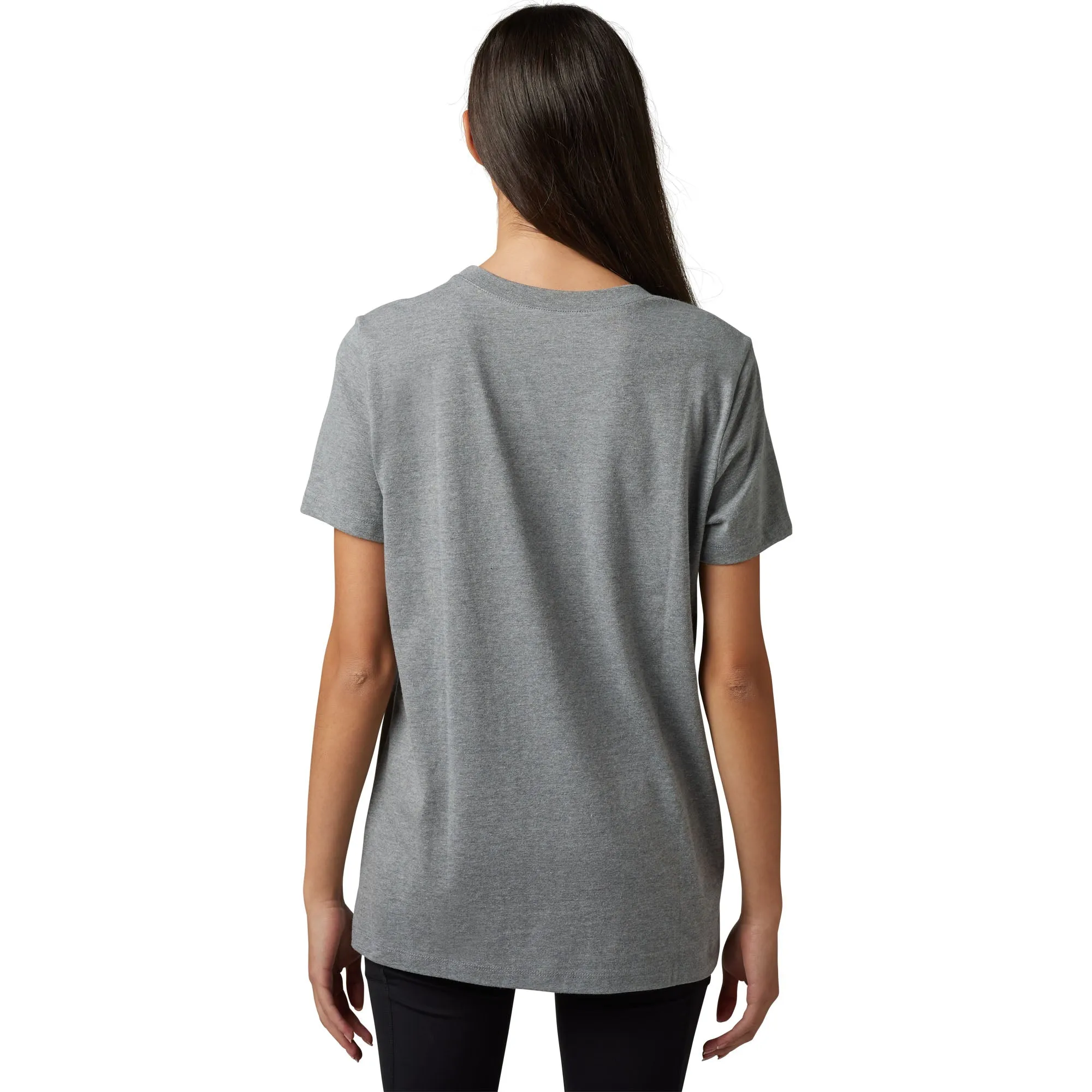 Fox Racing  Womens Unity T-Shirt Short Sleeve Tee Relaxed Fit Heather Graphite