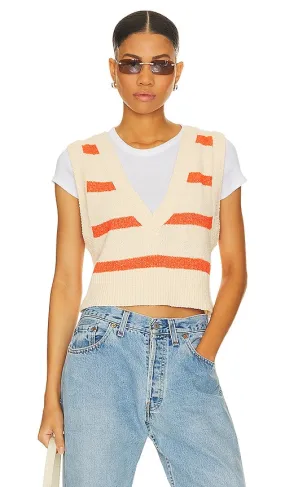 Free People Santa Monica Vest in Cream