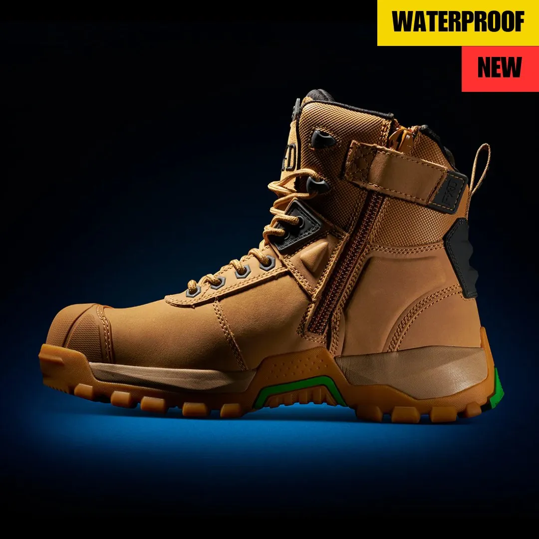 FXD WB-1WP WATERPROOF WORK BOOTS - WHEAT