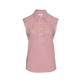 Geneva Sleeveless Popover in Performance Poplin