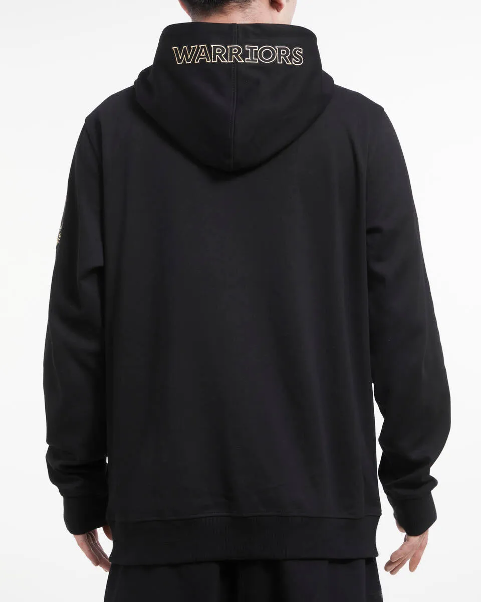 Golden State Warriors Black And Gold DK FZ PO Hoodie