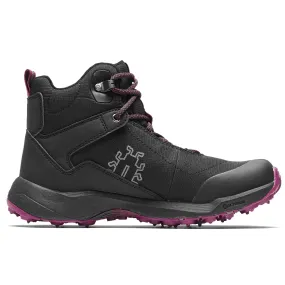 Icebug Women's Pace3 BUGrip Winter Boots- Black/ Hibiscus