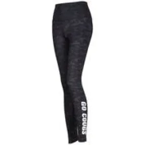 Ladies Black & Grey Camo GO COUGS Leggings