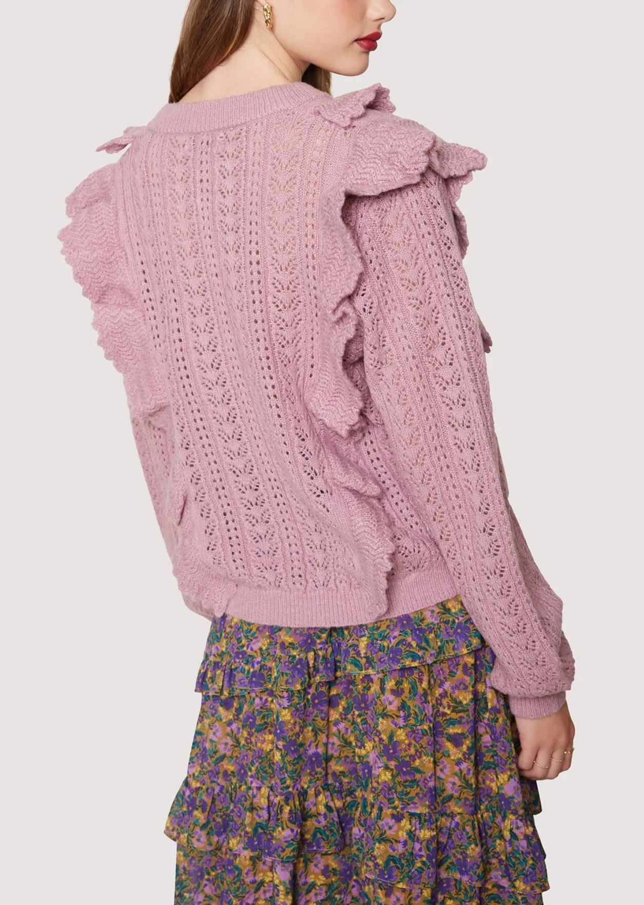 Maddy Ruffle Polo Top