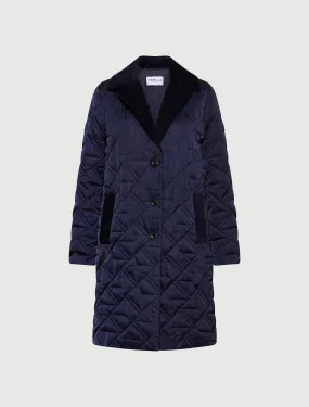 MARELLA Navy Padded Coat