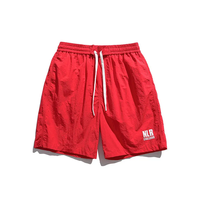 Men Shorts Summer Letter Print Casual Shorts Casual