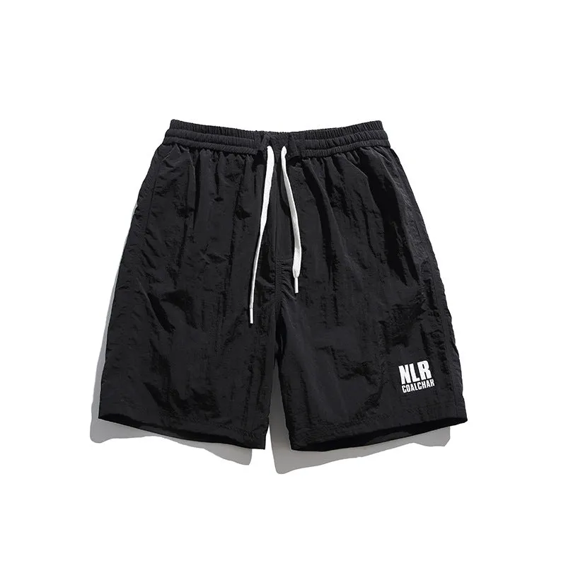 Men Shorts Summer Letter Print Casual Shorts Casual