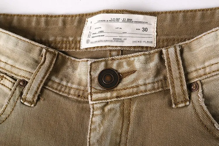 Men's Casual Ripped Jeans Shorts