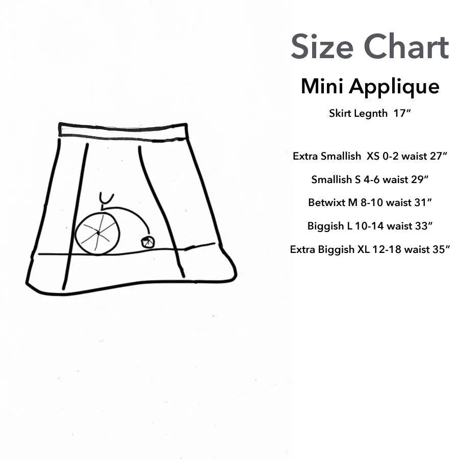 Mini Skirt-Blue Whale