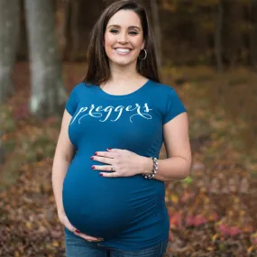 Navy Preggers Maternity Shirts