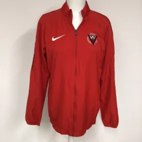 Nike Red Whitletts Victoria Ayr FC Football Club Bomber Jacket Size M