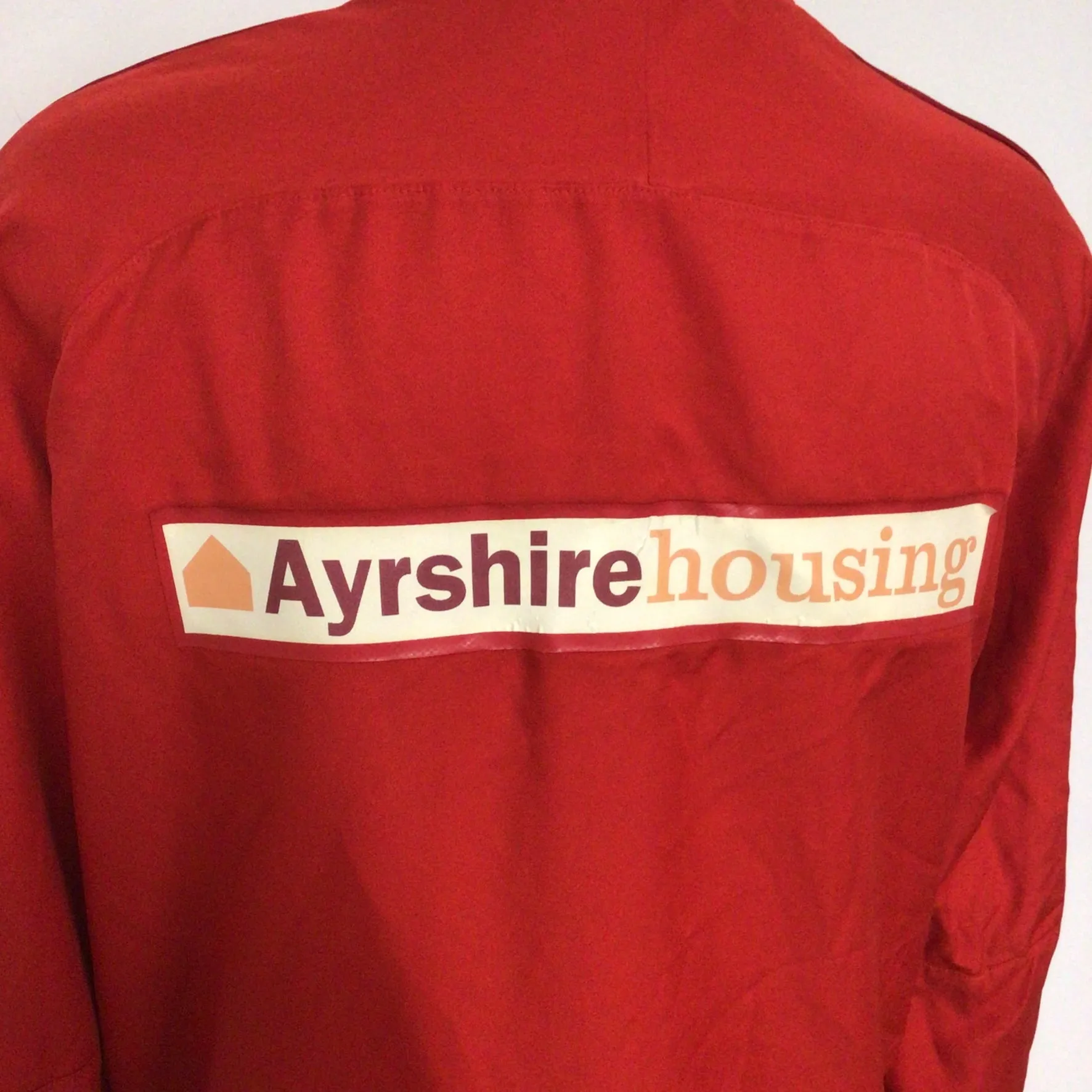 Nike Red Whitletts Victoria Ayr FC Football Club Bomber Jacket Size M