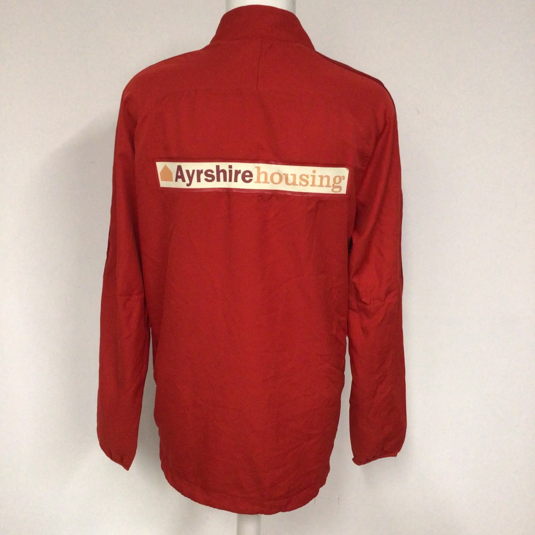 Nike Red Whitletts Victoria Ayr FC Football Club Bomber Jacket Size M