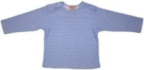 Periwinkle Candy Stripe Long Sleeve Tee