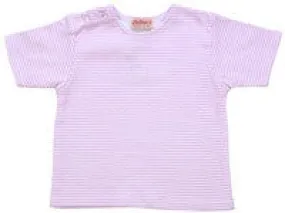 Pink Candy Stripe Short Sleeve Tee Shirt