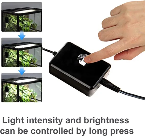 REPTIZOO Terrarium/Aquarium 18" LED Light Hood 15W #LED005-CA