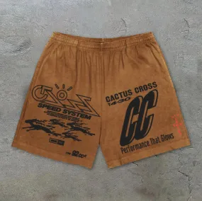 Retro fashion trendy casual shorts