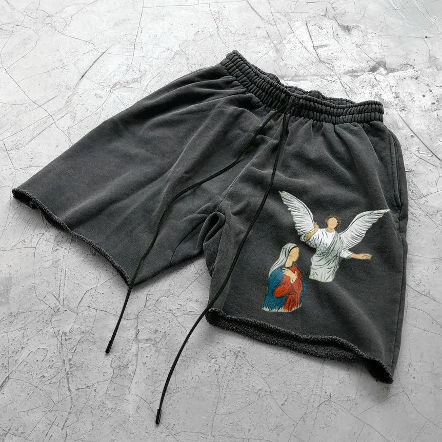 Retro personality casual casual street shorts