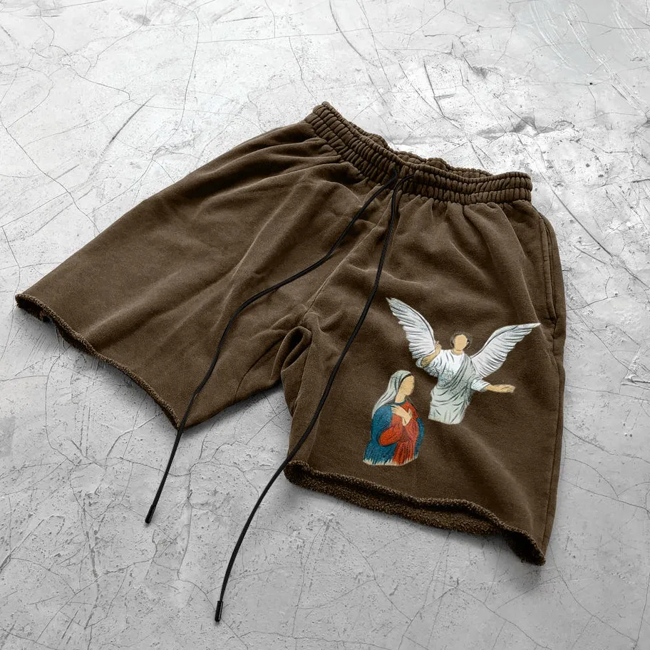 Retro personality casual casual street shorts
