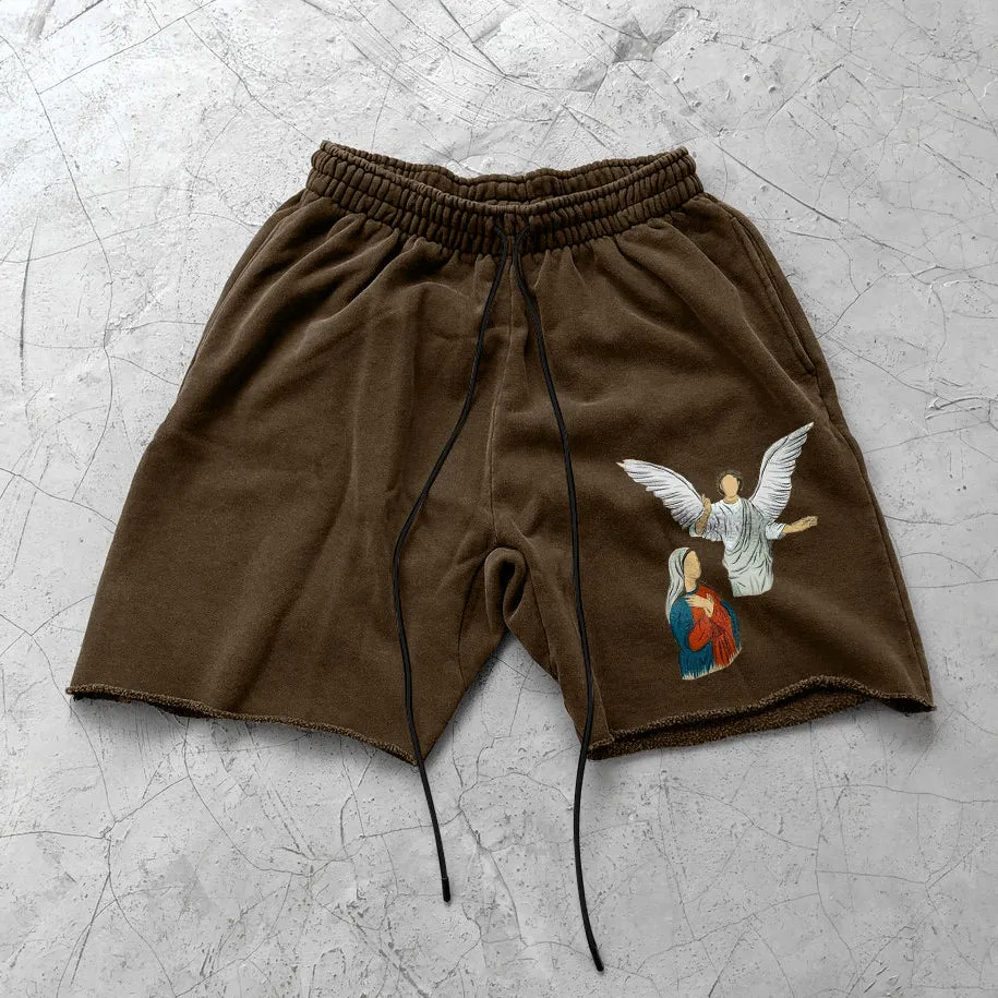 Retro personality casual casual street shorts