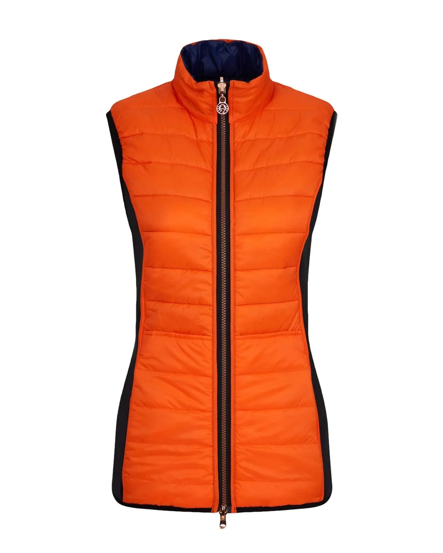 Reversible Graphic Padded Zip Vest