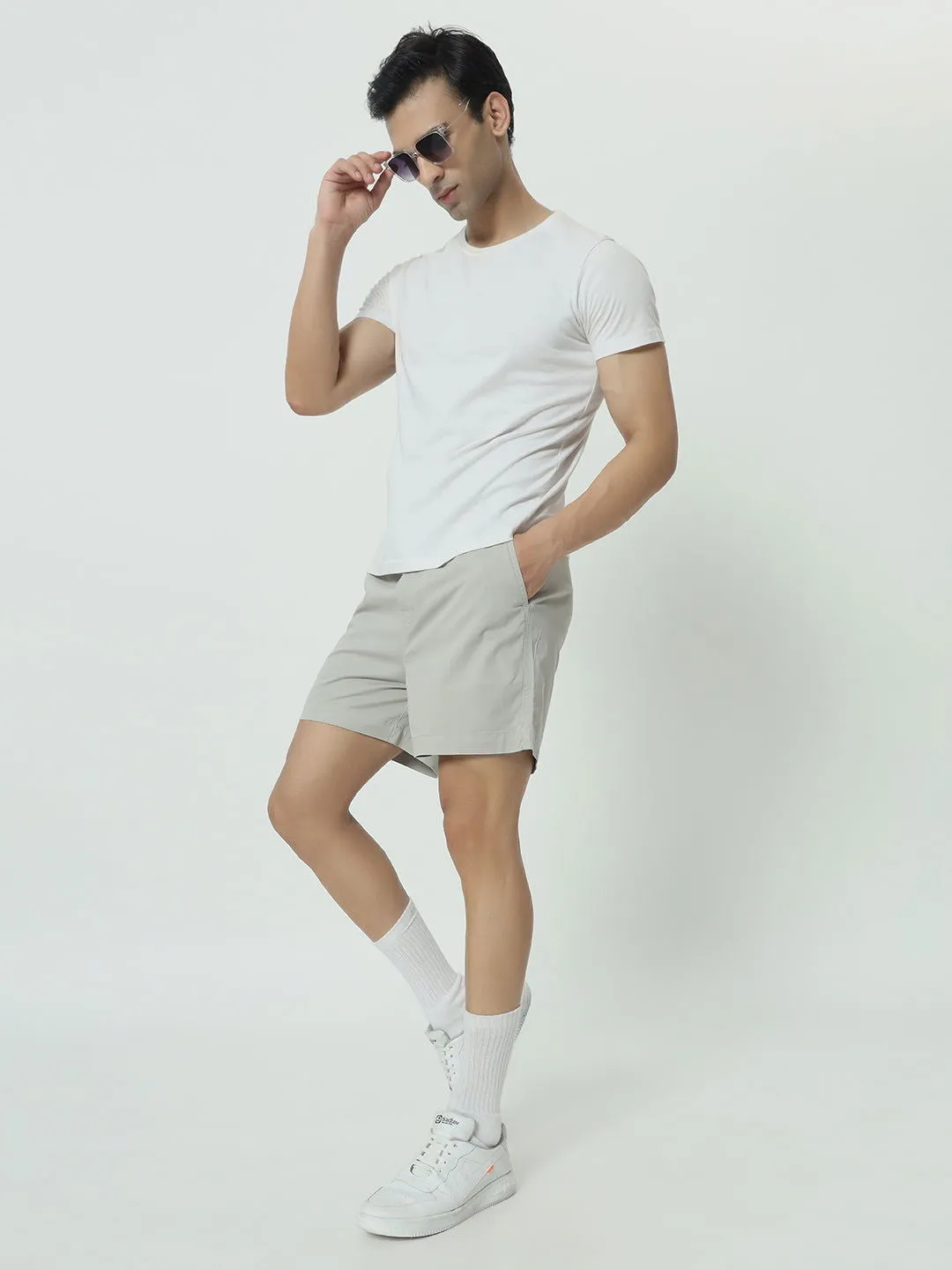 SAINTJONES -POLO PREPPY PLAID SHORTS.