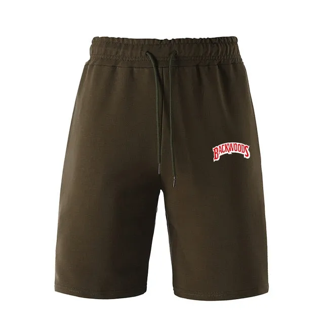 Summer Men Gyms Shorts Fashion Brand Letter Printed Joggers Shorts Men’s Beach Shorts Men Sweatpants  Cargo Shorts