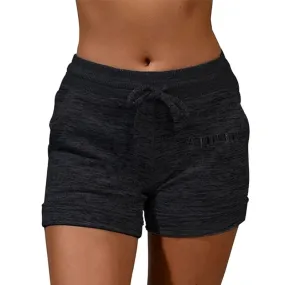 Summer Women's Shorts Printing Elastic High Waist Casual Sport Fitness Running Oversize Female Sweatpants for Active Comfort
